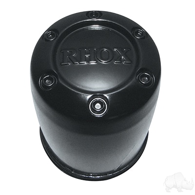 Center Cap, RHOX Black Plastic 2.65"