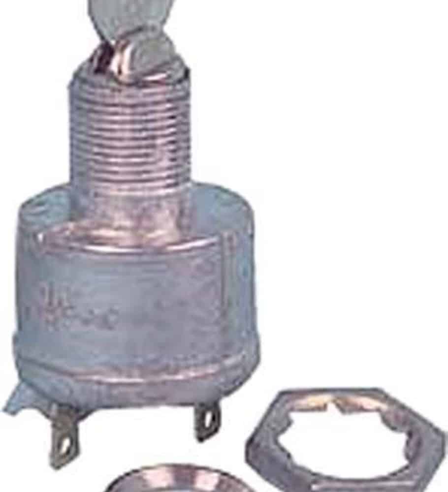 Key Switch With 2 Spade Terminals And 2 #1919 Keys