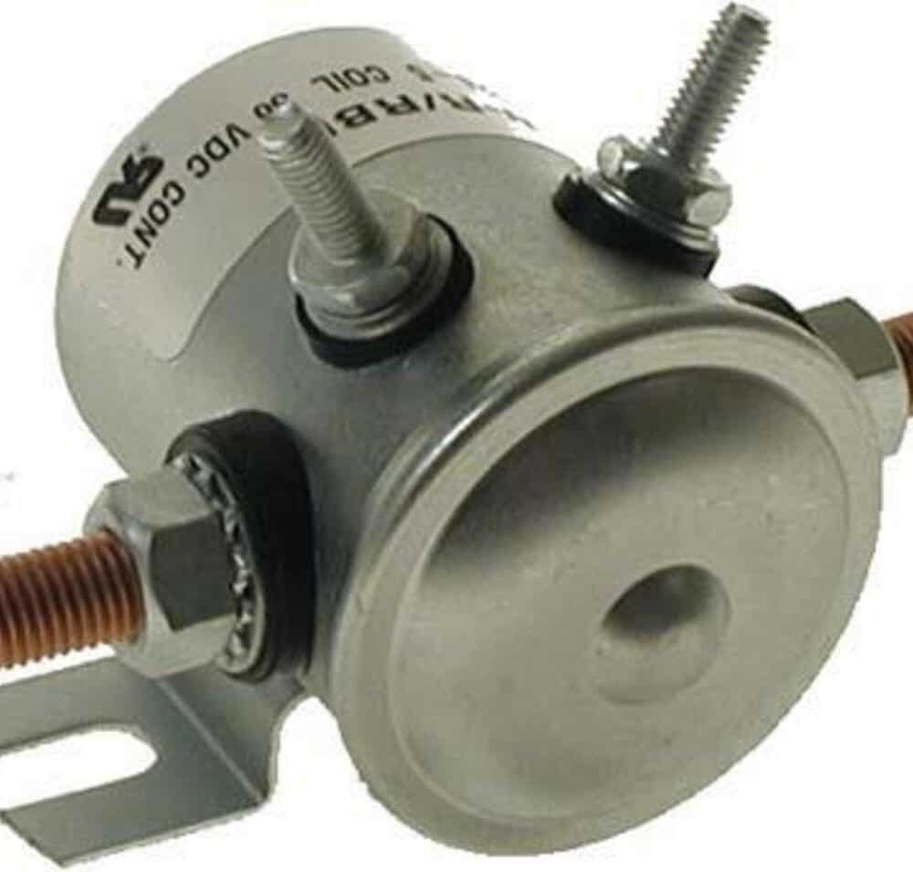 36-Volt 36V, 4 Terminal Solenoid With Copper Contacts
