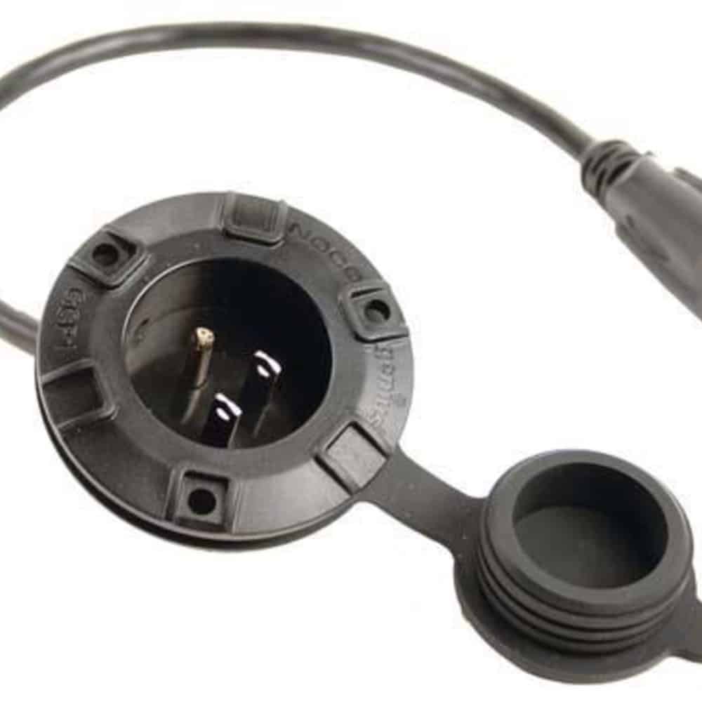 AC Port Plug with Integrated Extension Cable