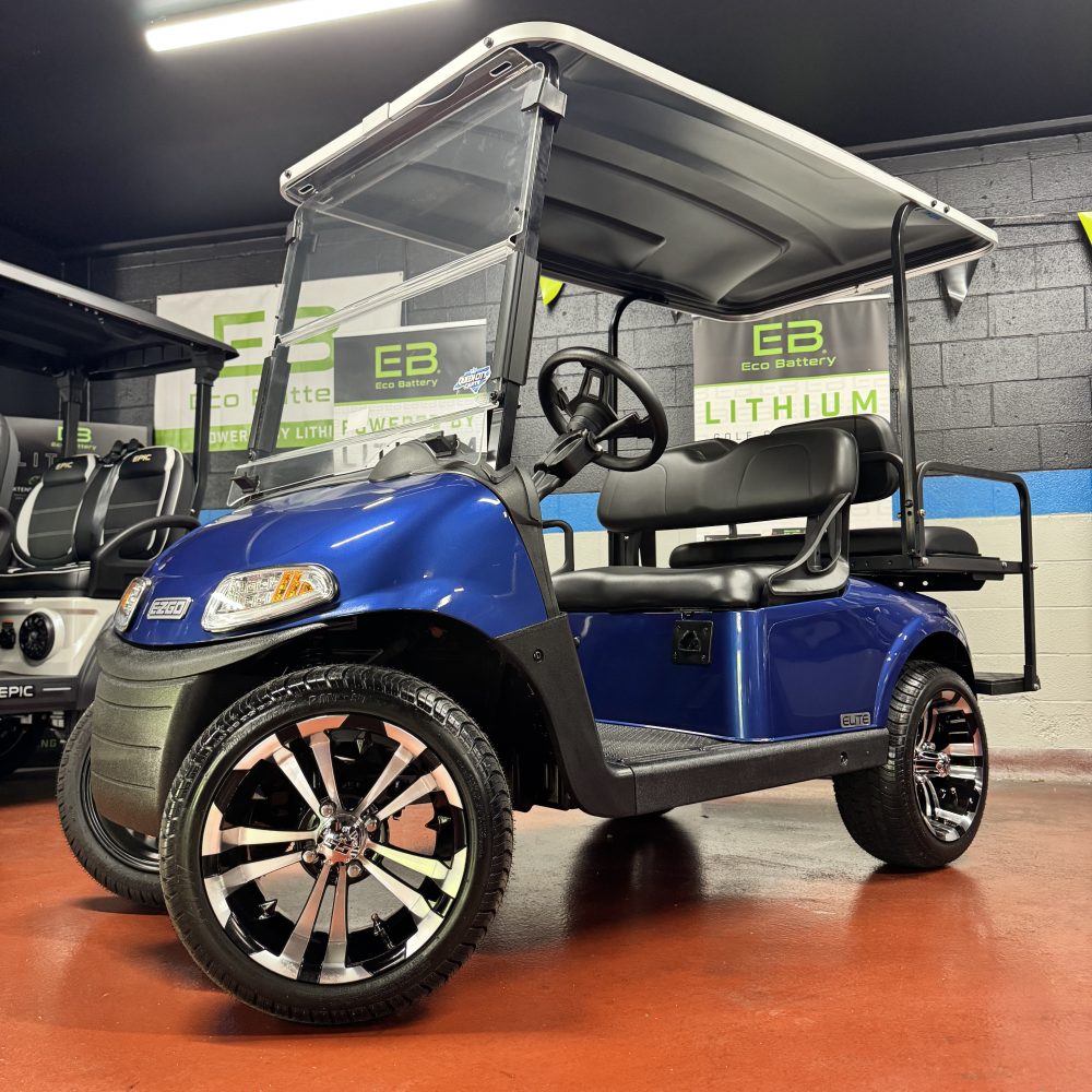 2020 *FACTORY REFURBISHED* EZGO RXV ELITE –BLUE